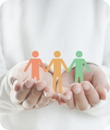 イメージ：外国人材と共栄共存できる社会の実現に貢献します。